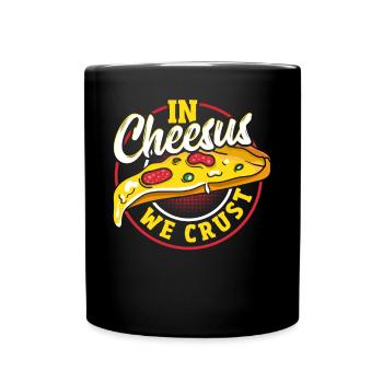 Conception de la fabrication de pizzas pour la prochaine Pizza Party - Mug uni - noir - Devant