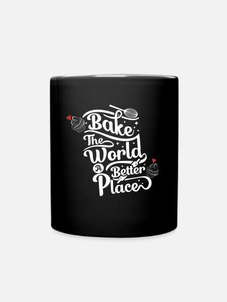 Cuire le monde mieux - Baking Lovers - Mug uni - noir
