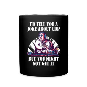 Cybersecurity - IT Security Computer Scientist - Full Colour Mug - black - Front