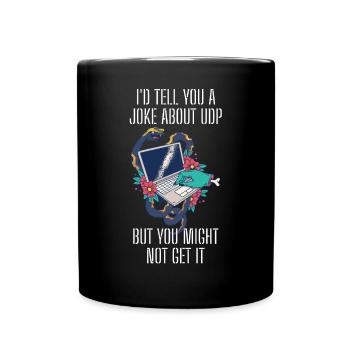 Cybersecurity - IT Security Computer Scientist - Full Colour Mug - black - Front