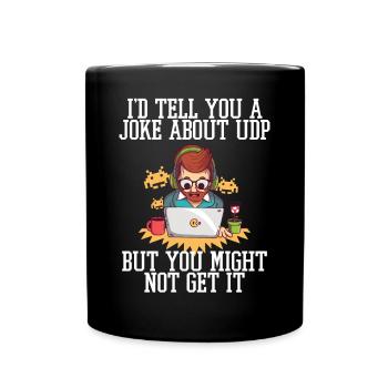 Cybersecurity - IT Security Computer Scientist - Full Colour Mug - black - Front