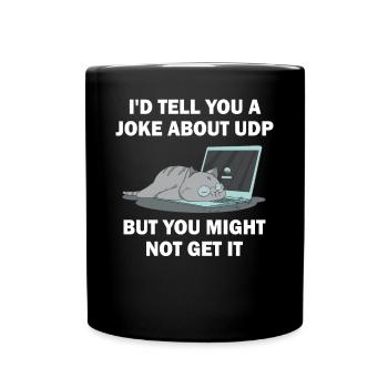 Cybersecurity - IT Security Computer Scientist - Full Colour Mug - black - Front