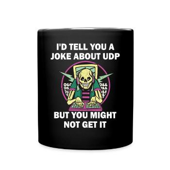 Cybersecurity - IT Security Computer Scientist - Full Colour Mug - black - Front