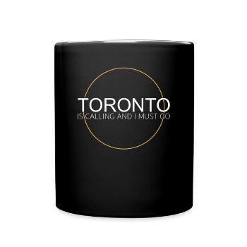 Toronto Quote - Full Colour Mug - black - Front