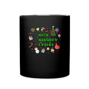 Sympa coquin j’ai essayé - Mug uni - noir - Devant
