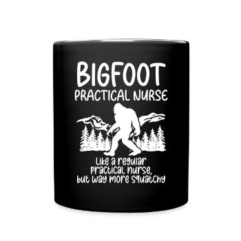 Bigfoot Party fournit une infirmière Bigfoot - Mug uni - noir - Devant