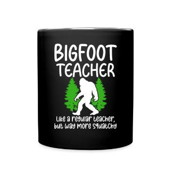 Bigfoot Party fournit des enseignants de Bigfoot - Mug uni - noir - Devant