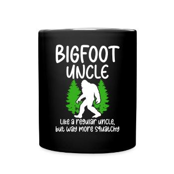 Bigfoot Party fournit Bigfoot Uncle - Mug uni - noir - Devant