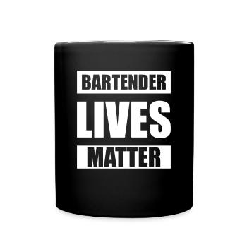Bartender Lives Matter Shirt Gift - Full Colour Mug - black - Front