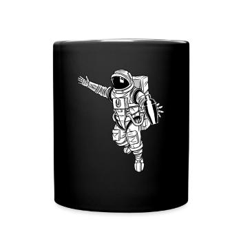 Astronaut Barkeeper Bartender Shirt - Full Colour Mug - black - Front