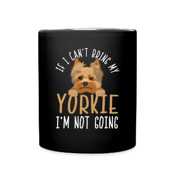 Yorkshire Terrier Yorkie Chien Cadeau - Mug uni - noir - Devant