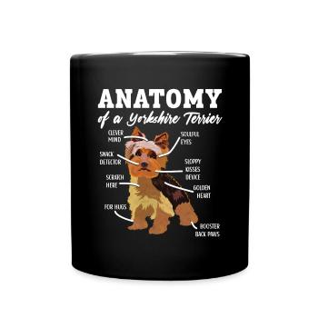 Yorkshire Terrier Yorkie Dog Cadeau - Mug uni - noir - Devant