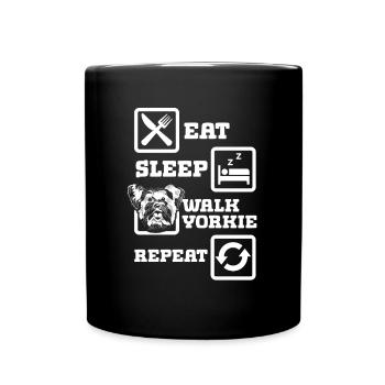Yorkshire Terrier Yorkie Dog Cadeau - Mug uni - noir - Devant