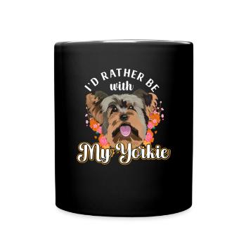 Yorkshire Terrier Yorkie Dog Cadeau - Mug uni - noir - Devant