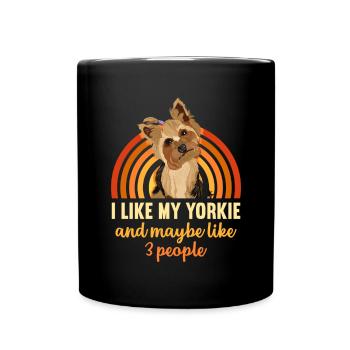 Yorkshire Terrier Yorkie Dog Cadeau - Mug uni - noir - Devant