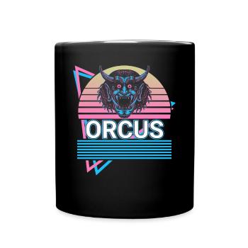 Orcus God of the Underworld Ancient Roman mythology - Full Colour Mug - black - Front