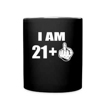 22nd birthday - Full Colour Mug - black - Front