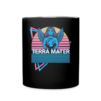 Terra Mater Tellus Mater Göttin Erde Römische Myth - Tasse einfarbig - Schwarz - Vorne