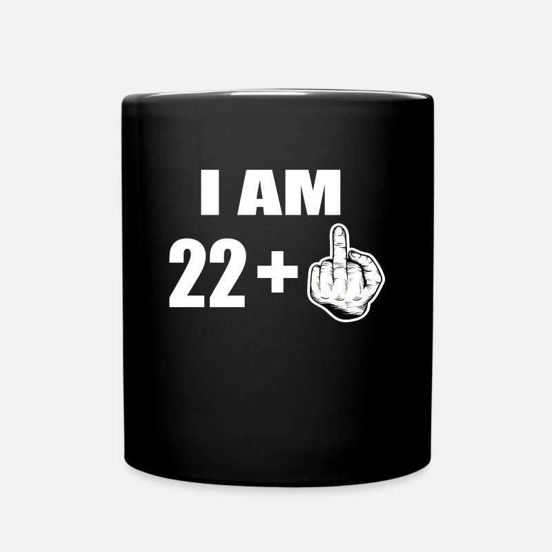 23e anniversaire - Mug uni - noir