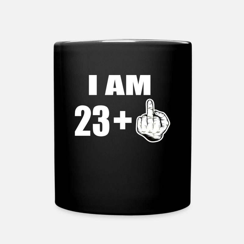 24e anniversaire - Mug uni - noir