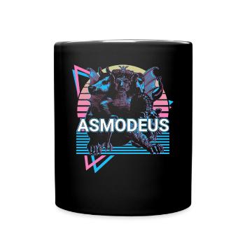 Asmodeus Prince of Demons Jewish mythology Heb - Full Colour Mug - black - Front