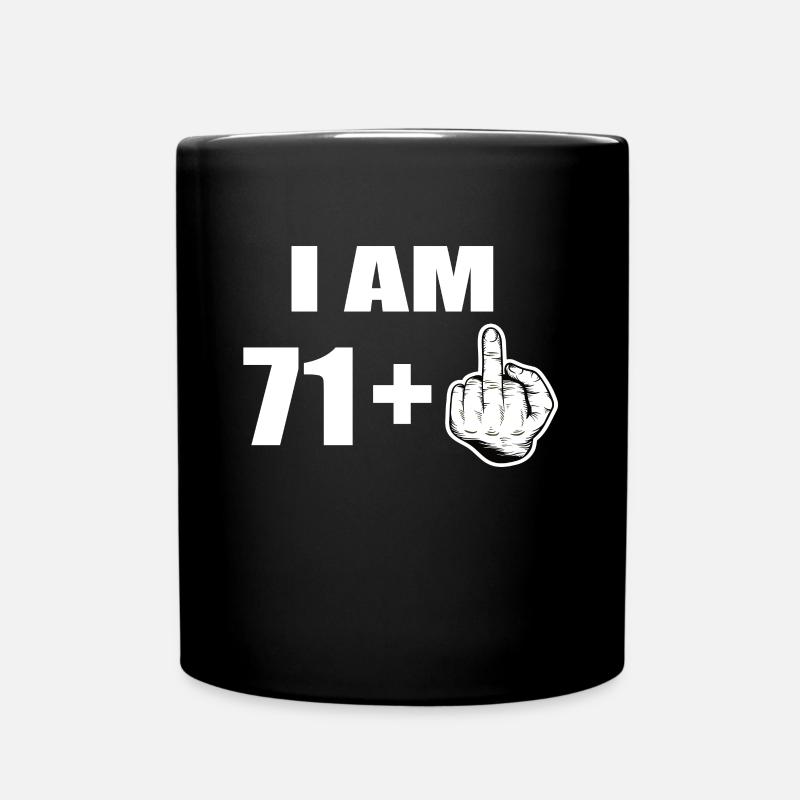 72e anniversaire - Mug uni - noir