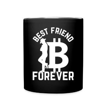 Bitcoin Lover Bitcoin Best Friend Forever - Bitcoi - Tasse einfarbig - Schwarz - Vorne