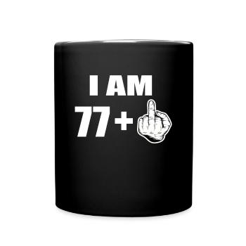 78th birthday - Full Colour Mug - black - Front