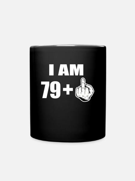 80e anniversaire - Mug uni - noir