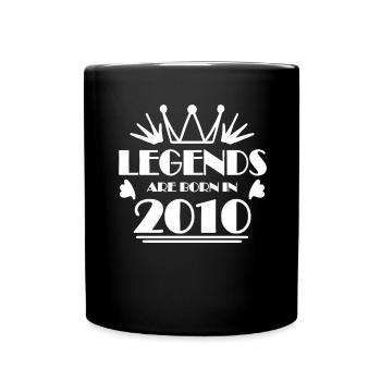 2010 - vintage 2010 - year of construction 2010 gift - Full Colour Mug - black - Front