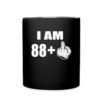 89 Geburtstag - Tasse einfarbig - Schwarz - Vorne