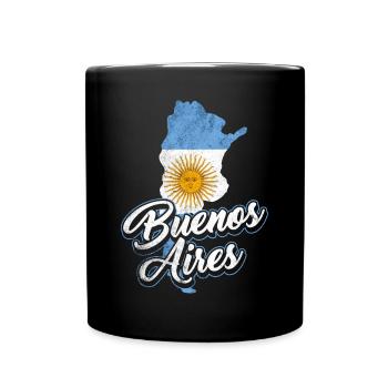 Buenos Aires Argentina - Full Colour Mug - black - Front