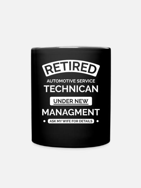 Technicien d’entretien automobile à la retraite - Mug uni - noir