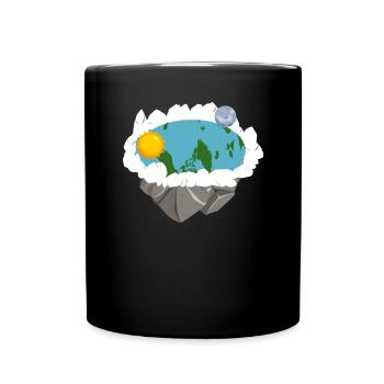 Flat Earth Society Théorie du complot Flat Earther - Mug uni - noir - Devant
