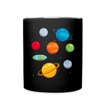Flat Earth Society Théorie du complot Flat Earther - Mug uni - noir - Devant