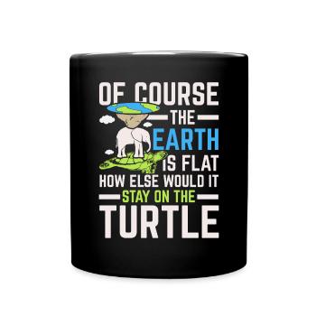 Flat Earth Society Théorie du complot Flat Earther - Mug uni - noir - Devant