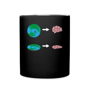 Flat Earth Society Théorie du complot Flat Earther - Mug uni - noir - Devant