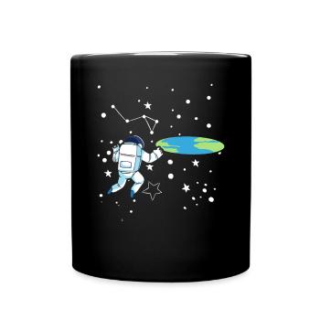 Flat Earth Society Théorie du complot Flat Earther - Mug uni - noir - Devant