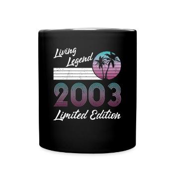 20. Geburtstag Living Legend 2003 Limited Edition - Tasse einfarbig - Schwarz - Vorne