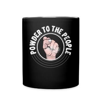 Powder To The People Snowboard - Mug uni - noir - Devant