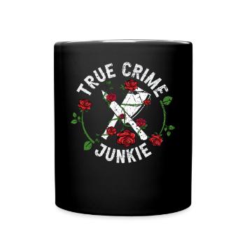 Accro au crime - Mug uni - noir - Devant