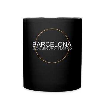 Citation de Barcelone - Mug uni - noir - Devant