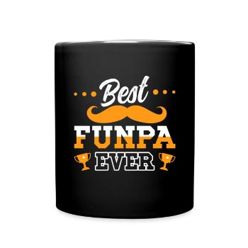 Bester Funpa Aller Zeiten Opa Daddy Vatertag - Tasse einfarbig - Schwarz - Vorne