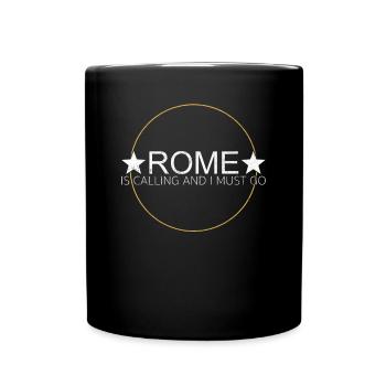 Dicton de Rome - Mug uni - noir - Devant