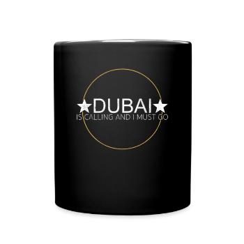 Dubaï Citation - Mug uni - noir - Devant