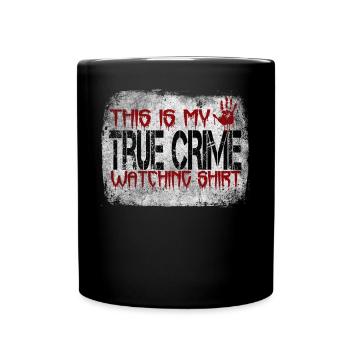 Accro au crime - Mug uni - noir - Devant
