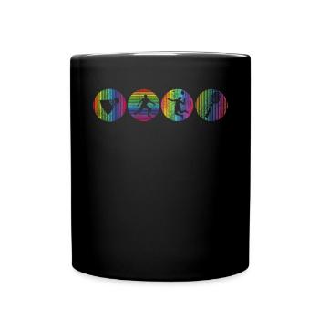 Badminton Idée cadeau Sport Design - Mug uni - noir - Devant