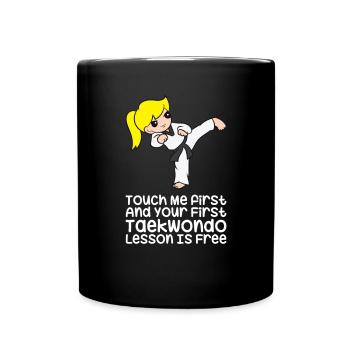 Taekwondo Martial Arts Gift Idea Tae Kwon Do - Full Colour Mug - black - Front