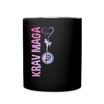 Krav Maga Apparel Israeli Self - Tasse einfarbig - Schwarz - Vorne