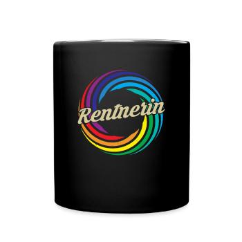 Rentnerin 2023 - Tasse einfarbig - Schwarz - Vorne